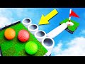 ONLY ONE PIPE = WIN! - Golf It