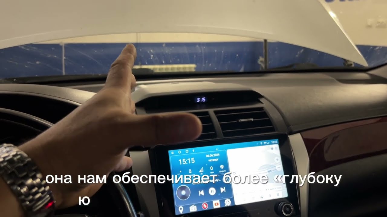Установка автозвука. Акустика в Тойота Камри.  Акустика Blam.