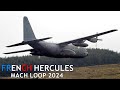 French C-130H Hercules attempts the Mach Loop