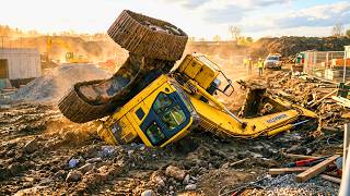 Heavy Machinery Accident Caught On Camera - Heavy Equipment Fails
