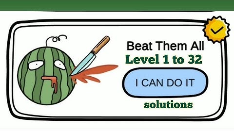 Brain Out Beat Them All Level 1-32 Walkthrough Solution #brainout #brainoutsolution #beatthemall
