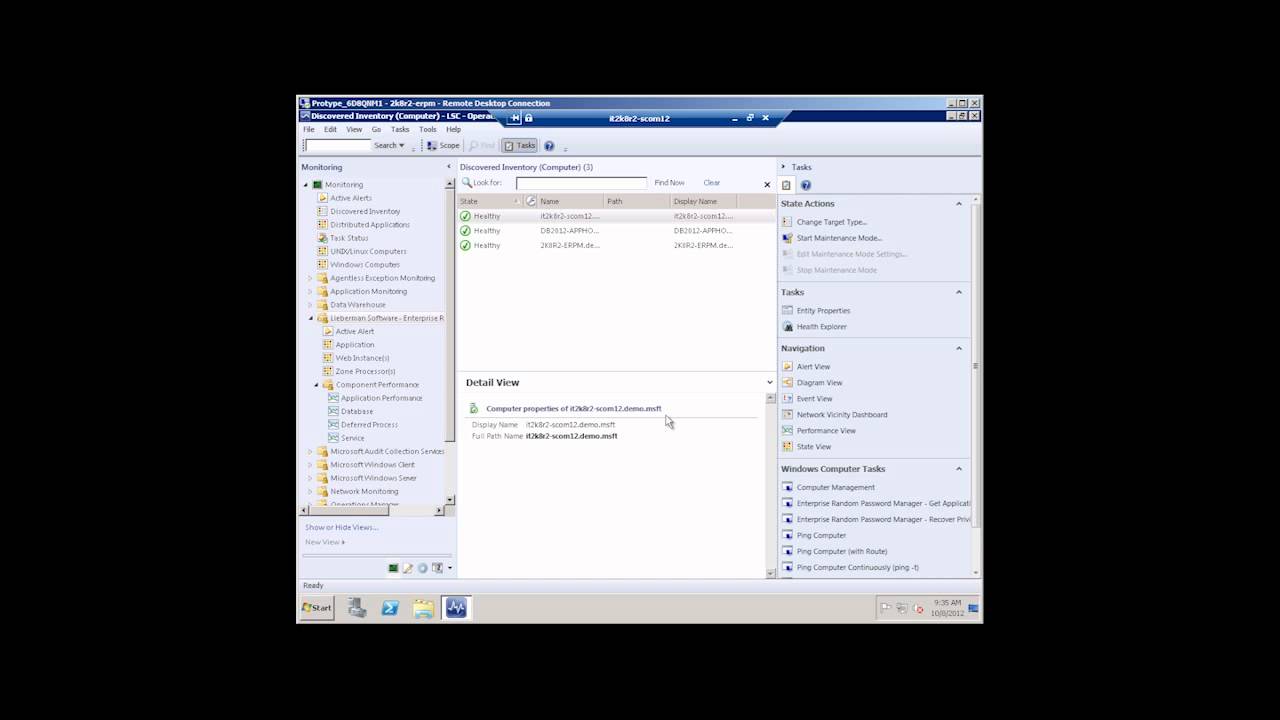 Microsoft System Center 2012 Operations Manager Integration with ...