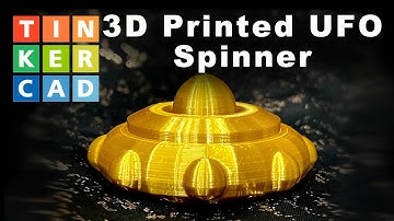 Design Your Own Spinning Fidget UFO in Tinkercad