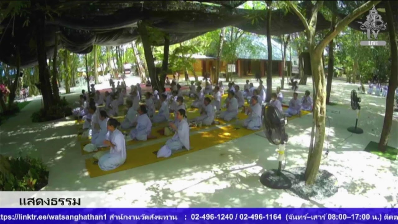 Live สด ปฏิบัติธรรม ฟังธรรม ทุกวันเสาร์