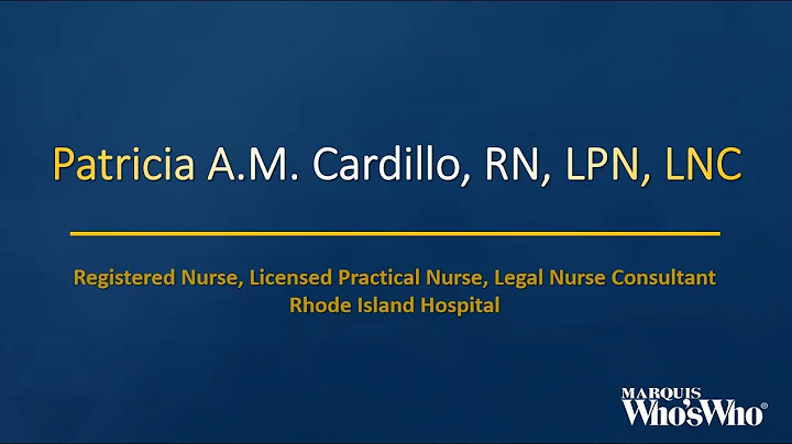 Patricia Cardillo Recognized for Her Skill in Nurs...