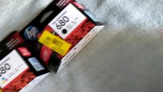 Unboxing hp ink cartridge