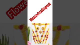 Artificial flowers jewellery set meesho onlineshopping viral onlineshoppingsites viralvideo