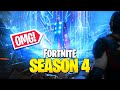 FORTNITE SEASON 4 START NU!! Fortnite x Marvel! ALLES over de BATTLE PASS & MAP CHANGES!