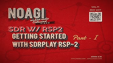 N0AGI - Getting Started w/ SDRPLAY RSP-2. Part 1 - VOL 71