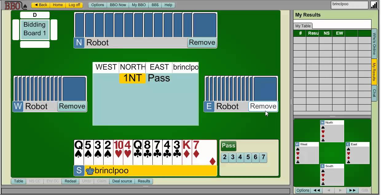 Setting up a Bidding Table on BBO - YouTube
