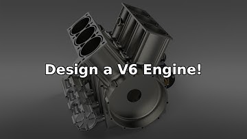 How to Design a V6 Engine in SOLIDWORKS | Solidworks for makers  V6 Race Engine EP 1