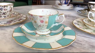 Royal Albert 100 Years Collection Unboxing: Teacups, plates, teapot and cake stand