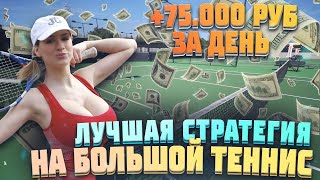 ✅ +75 000р за день! ЛУЧШАЯ СТРАТЕГИЯ НА ТЕННИС беспроигрышная стратегия ставок на аутсайдера