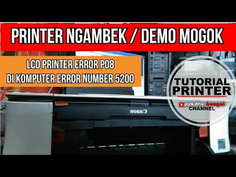 Vote No on : Printer Canon mp287 blink error P07, e08, e05 ...