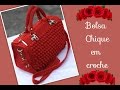 Versão destros:Bolsa chique em crochê ( 3ª parte penúltima ) # Elisa Crochê