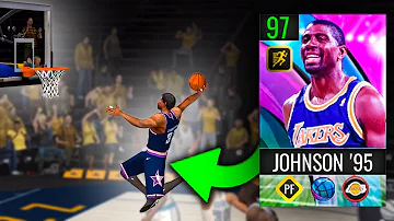 97 OVR MAGIC JOHNSON GAMEPLAY In NBA Live Mobile Season 7!