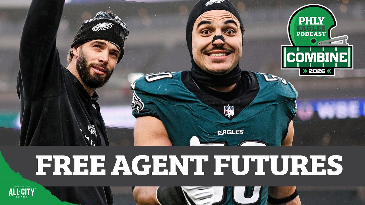 NFL Combine Eagles News: The Free Agent market for Jaelan Phillips & Others | PHLY Eagles Podcast