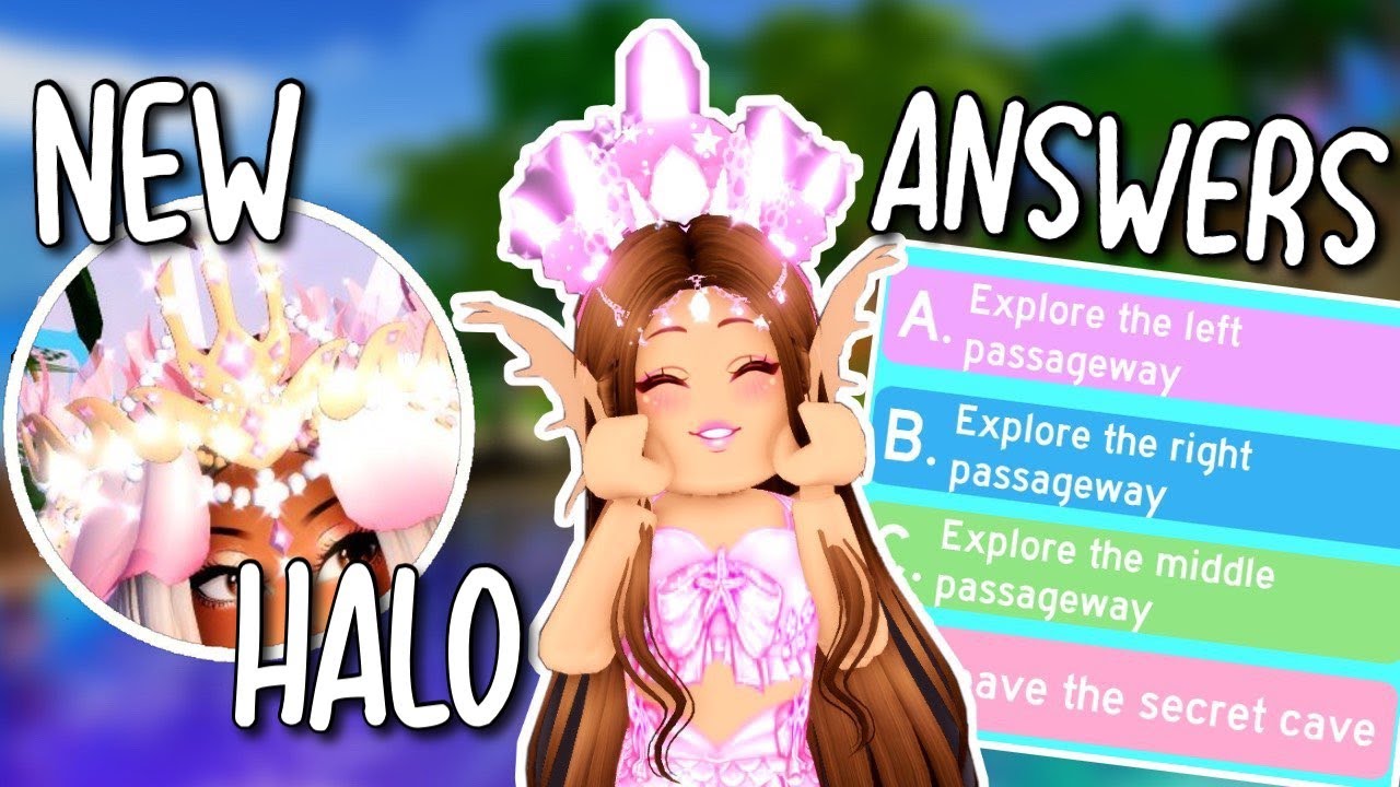 How To Always Win The Mermaid Halo 2021 Halo Answers Roblox Royale High Youtube - how to get dark halo in roblox