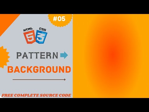 #05 Background pattern with CSS | pure CSS background pattern | CSS tutorial | css tips and tricks
