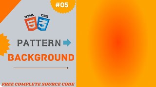 #05 Background pattern with CSS | pure CSS background pattern | CSS tutorial | css tips and tricks