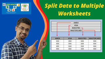 Excel | Pivot Tables | Split Data Into Multiple Worksheets