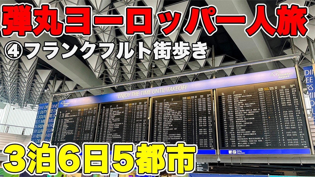 【弾丸ヨーロッパひとり旅】フランクフルトでシュニッツェルを食べる。 ヘルシンキからフランクフルト