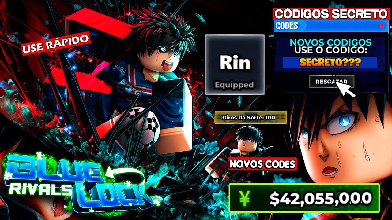SAIU!! 4 NOVOS CÓDIGO NO BLUE LOCK RIVALS +TODOS CODIGOS DO BLUE LOCK ...