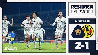 Resumen Pumas 2-1 América Liga MX by PumasMX 157,162 views 2 weeks ago 11 minutes, 21 seconds