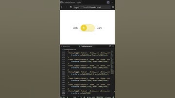 ⚡Dark/Light Mode Toggle Button using HTML, CSS & JavaScript #webdevelopment #coding #toggleswitch