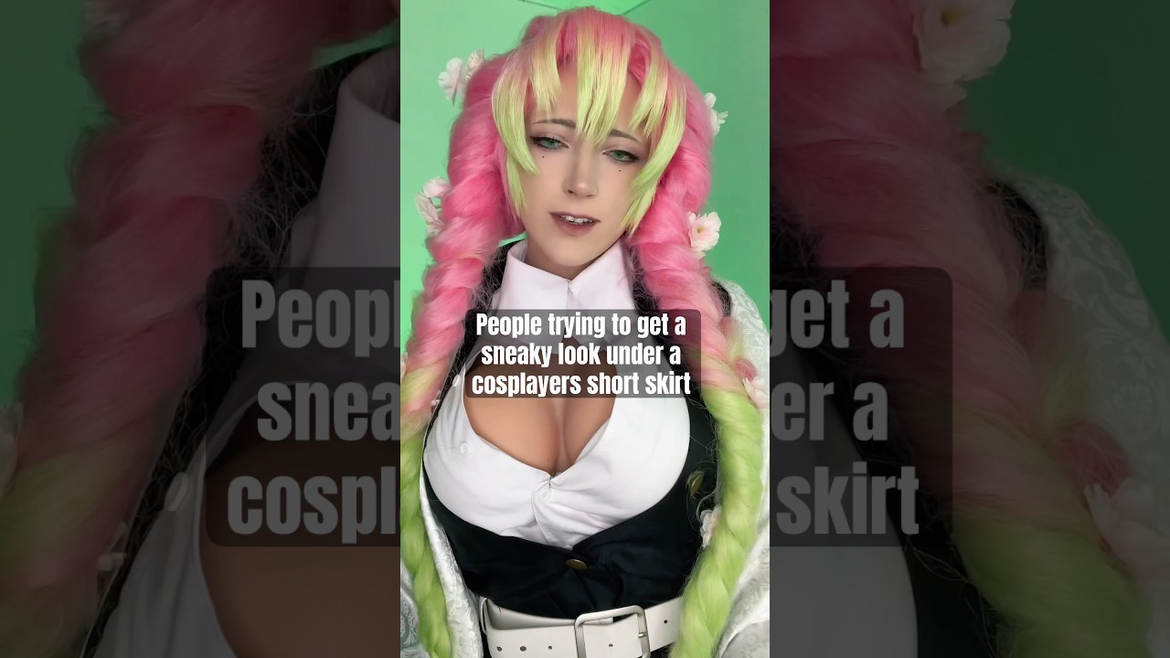 Good luck buddy, I got creep protection🤓☝️ #demonslayer #cosplay #mitsuri