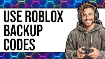 How To Use Roblox Backup Codes (Only Way)