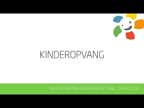 Kinderopvang - EXPOO foldup meeting 21 mei 2019