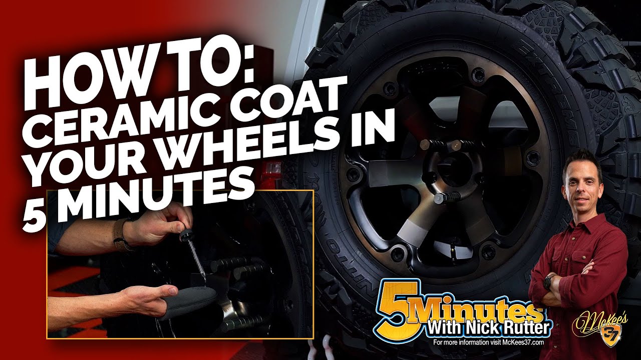 How To Ceramic Coat Your Wheels in 5 Minutes