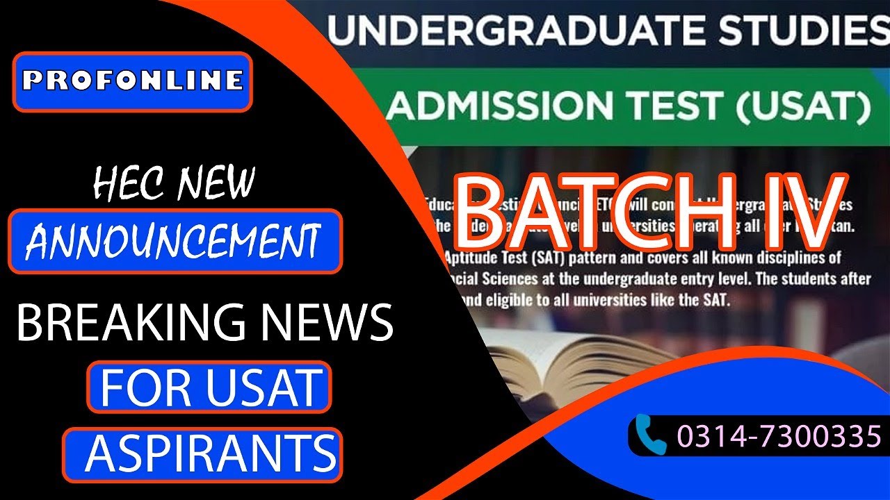 USAT HEC New announcement Breaking News usat usatpreparation 