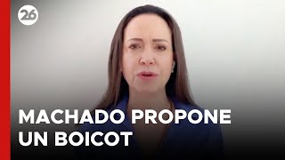 venezuela-machado-propone-un-boicot-en-proximos-comicios