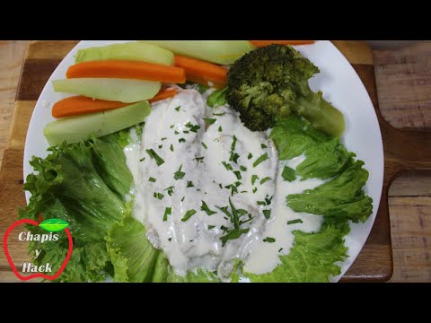 Video: Cómo Hacer Brotolu En Salsa Cremosa De Yogur Con Mariscos Y Verduras