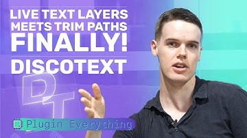 Animate Trim Paths On Live Text Layers - DiscoText Plugin Autopsy