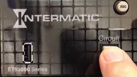 Programming Intermatic ET 90000 Series While Title 24 Testing of Lighting Controls