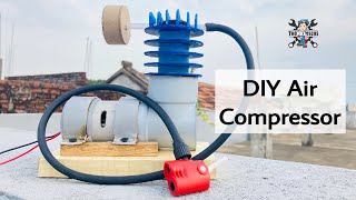 Homemade Air compressor || DIY compressor 12V