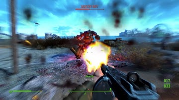 Fallout 4 Sentry Bot Destruction