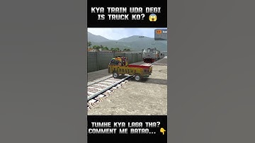 Thumbnail of Train vs Truck – Kya Hoga Aage? 🚂🚛 | Truck Simulator Indonesia #bussid #trucksimulator #shorts