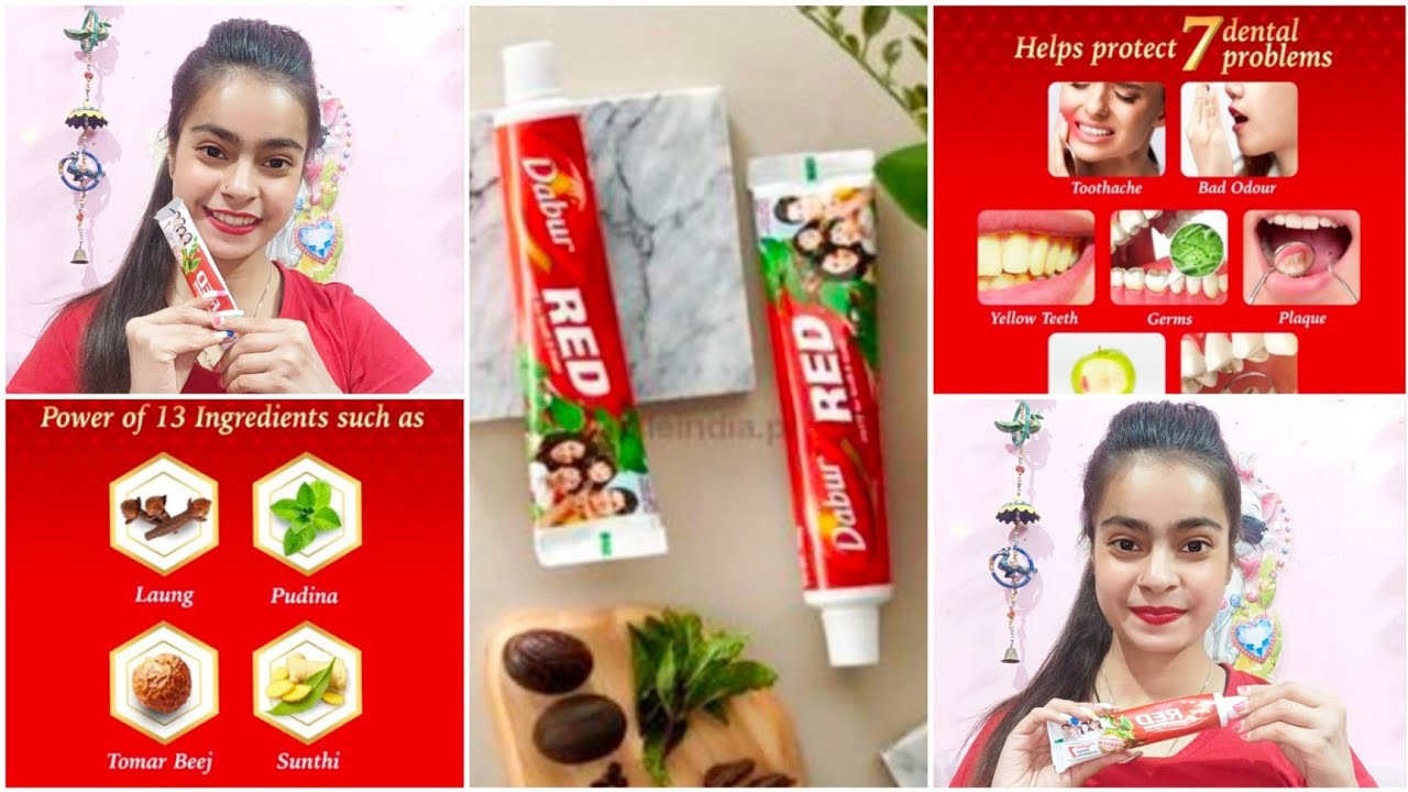 Dabur Red Toothpaste Review ll Dabur Red paste ll Dabur ad ll Dabur Red Toothpaste  Fashionable Girl