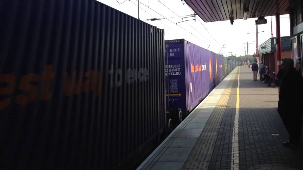 (HD) DRS 66424 passing Wigan on 4S44 17th September 2014