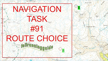 Navigation Task 91 Route choice #mapreading