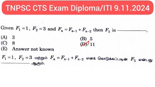 Given F1=1, F2=3, Fn=Fn−1+ Fn-2 then F5 is