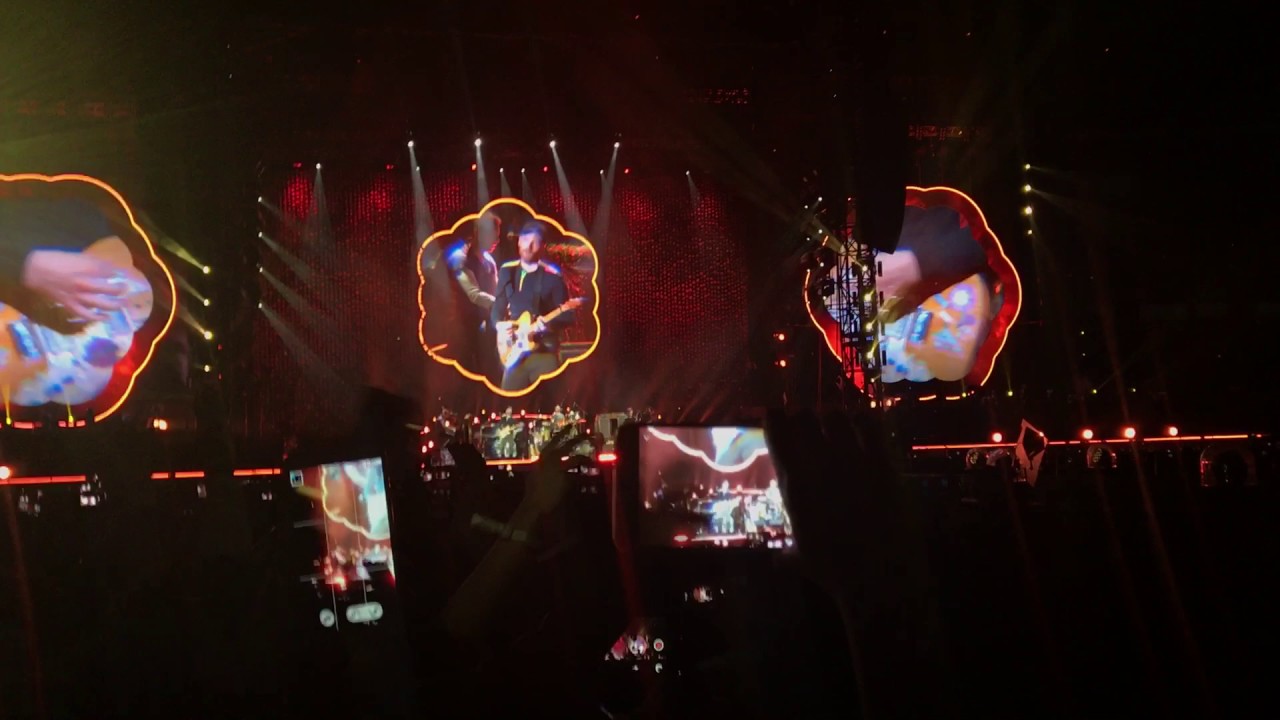 coldplay the scientist live outdoors coldplay the scientist live outdoors