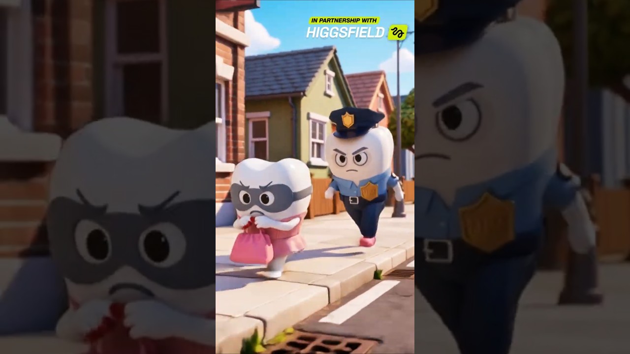 Police big chase - funny cartoons for kids