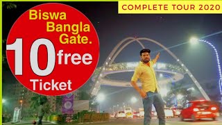 Biswa Bangla Gate India Restaurant Complete Tour 2020 [Hanging Restaurant Kolkata] screenshot 3