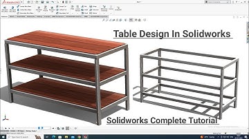 Solidworks Tutorials | How to Design Table in Solidworks Part 1 | #solidworks| #autocad | #Table