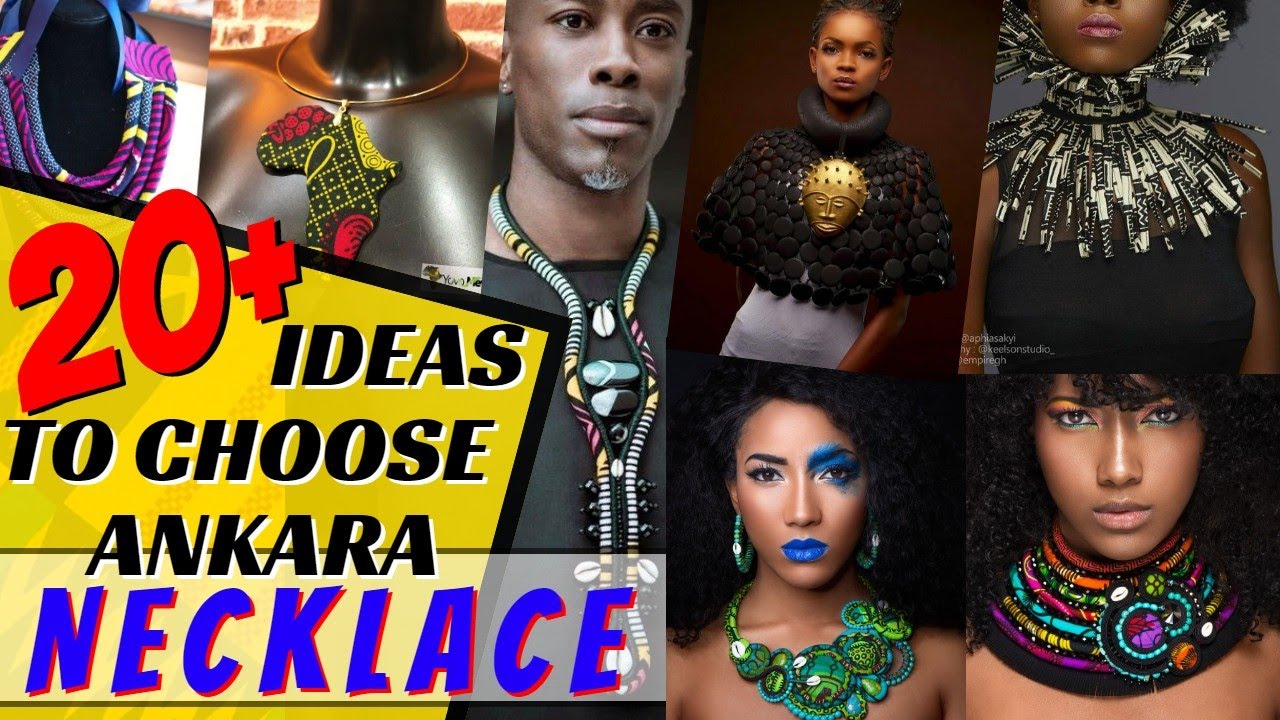 20+ IDEAS TO CHOOSE ANKARA NECKLACE//